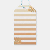 Tropische anananas Housewarming Party Bedankt Gi Cadeaulabel (Achterkant)