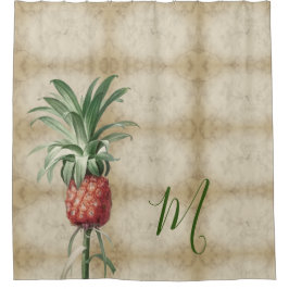 Tropische anananas  legant douchegordijn