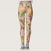 Tropische anananas maakt deel uit van het flessenb leggings (Voorkant)
