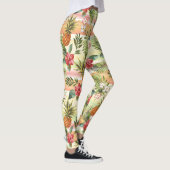 Tropische anananas maakt deel uit van het flessenb leggings (Rechts)