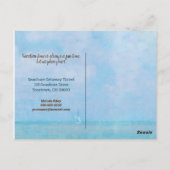 tropische anananas met zonnebril briefkaart (Achterkant)