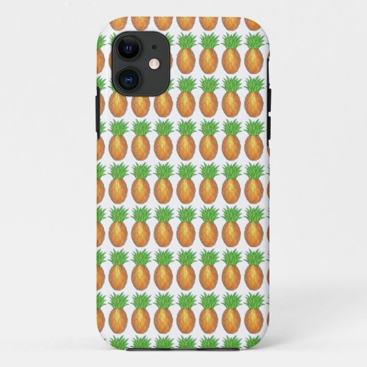 Tropische anananas Pananas Cel Telefoon Case (Achterkant)