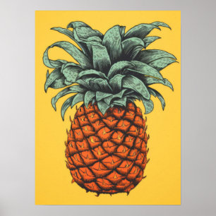  tropische anananas poster