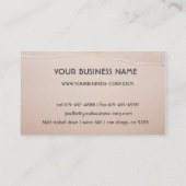 Tropische anananas Romantic Visitekaartje (Achterkant)