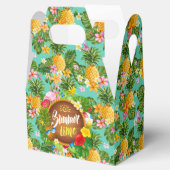 Tropische anananas voor doos bedankdoosjes (Geopend)