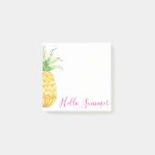 Tropische anananas Waterverf zomer Post-it® Notes (Voorkant)