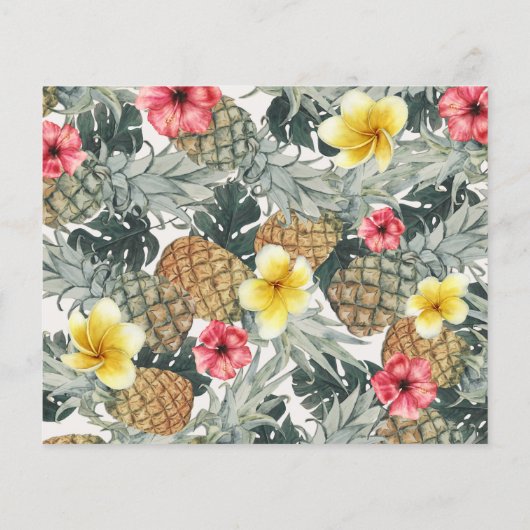 Tropische anananas Weddenschap Foto opslaan Datum (Achterkant)