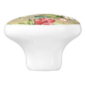 Tropische anananasappelflesflesjes met strepen keramische knop (Zijkant)