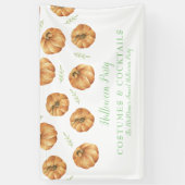 Tropische anananasbanner spandoek (Verticaal)