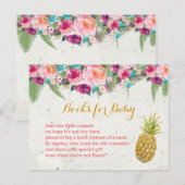 Tropische anananasboeken voor Baby Briefkaart (Voorkant / Achterkant)