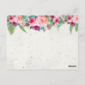 Tropische anananasboeken voor Baby Briefkaart (Achterkant)