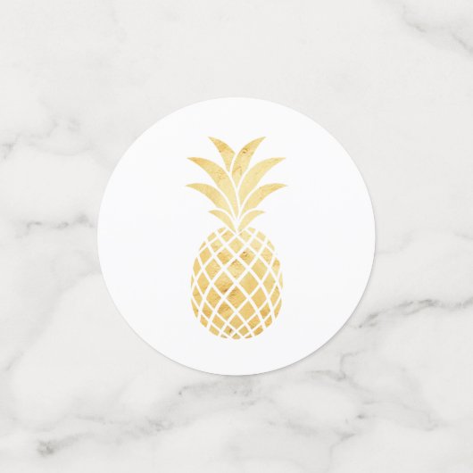 Tropische anananasbruding confetti (Kleine voorkant)