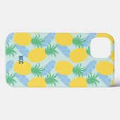 Tropische anananasleien op maat Case-Mate iPhone case (Achterkant (horizontaal))