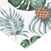 Tropische anananasschilderij van de waterverf op w korte tafelloper (Hoek)