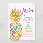 Tropische anananassekruitshow kaart (Voorkant / Achterkant)