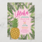 Tropische anananassekruitshow kaart (Voorkant / Achterkant)