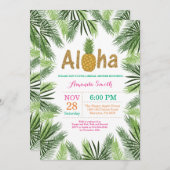 Tropische anananassekruitshow kaart (Voorkant / Achterkant)