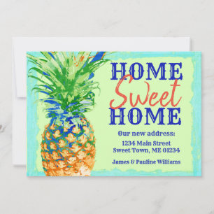 Tropische anananassen Home Sweet Home Movement Aankondiging