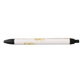 Tropische anananassen van Blush Gold Zwarte Inkt Pen (Voorkant)