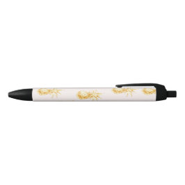 Tropische anananassen van Blush Gold Zwarte Inkt Pen