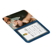 Tropische anananassetbruiloft bespaart de datum ma magneet (Rechterzijde)