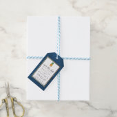 Tropische anananassetbruiloft bespaart de datum wa cadeaulabel (Met Touw)