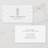 Tropische anananastische planning voor gebeurtenis visitekaartje (Voorkant / Achterkant)