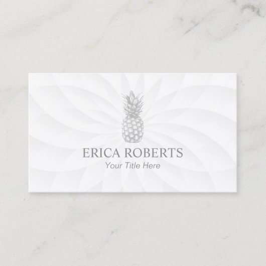 Tropische anananastische planning voor gebeurtenis visitekaartje (Voorkant)