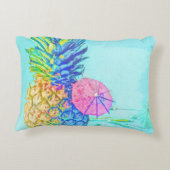 Tropische Ananas Accent Kussen (Achterkant)