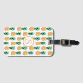 Tropische Ananas Bagage Label (Voorkant (horizontaal))