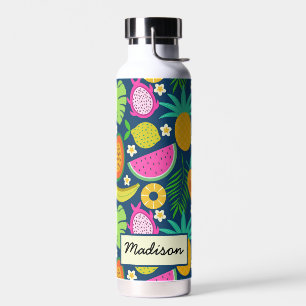 Tropische Ananas Banaan Watermeloen Fruit Custom Waterfles