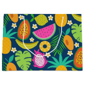Tropische Ananas Banaan Watermeloen Fruit Groot Cadeauzakje (Voorkant)