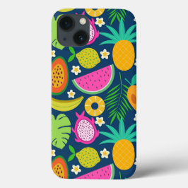 Tropische Ananas Banaan watermeloen Vruchten  Case-Mate iPhone Case