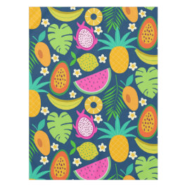 Tropische Ananas Banaan watermeloen Vruchten  Tafelkleed