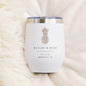 Tropische ananas bestemming bruiloft gunst