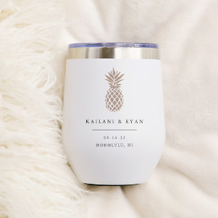 Tropische ananas bestemming bruiloft gunst