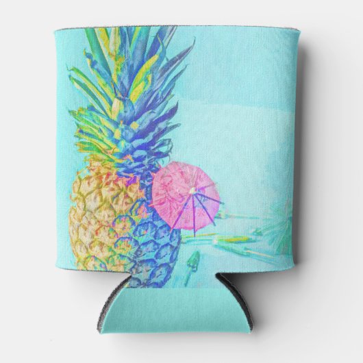 Tropische Ananas Blikjeskoeler (Voorkant)