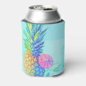 Tropische Ananas Blikjeskoeler (Blikje Achterkant)