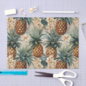 Tropische Ananas Bloemen Bruiloft Tissuepapier (Craft)