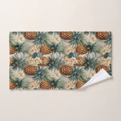 Tropische Ananas Bloemige Trouw  Bad Handdoek (Handdoek)