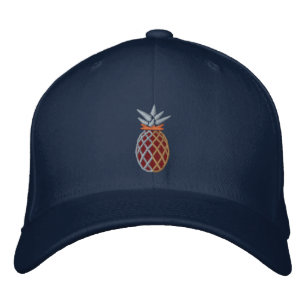 Tropische Ananas Borduurwerk Grafisch op Pet