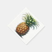 tropische ananas botanisch servet (Hoek)
