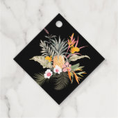 Tropische Ananas Bruidsdouche Bedankjes Labels (Voorkant)