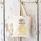 Tropische ananas bruidsmeisje gunst Canvas tas