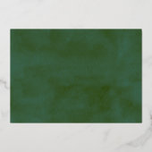 Tropische ananas bruiloft foto Aankondiging Echt (Achterkant)