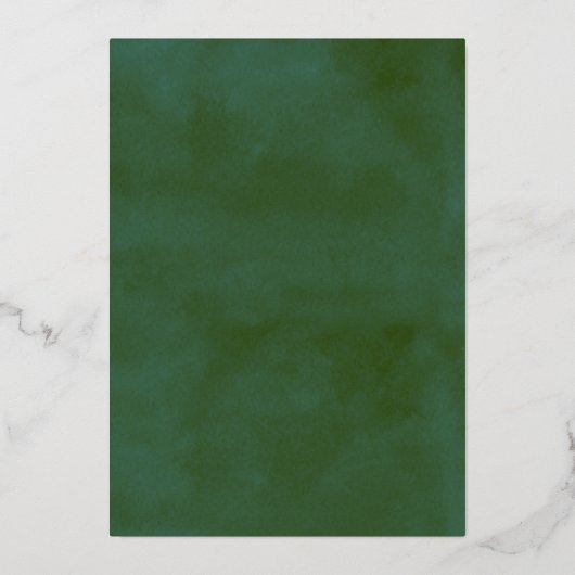 Tropische ananas bruiloft repetitie diner echt folie uitnodiging (Achterkant)