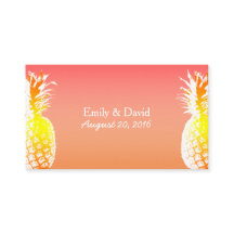 Tropische ananas bruiloft website invoegen