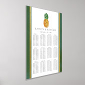 Tropische ananas bruiloft zitgrafiek folie afdrukken (Laagn)