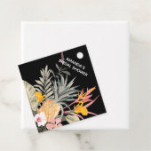 Tropische Ananas Bruiloftsborrel Bedankjes Labels (In situ)