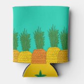 Tropische Ananas Feest Bier Cozy's Blikjeskoeler (Voorkant)